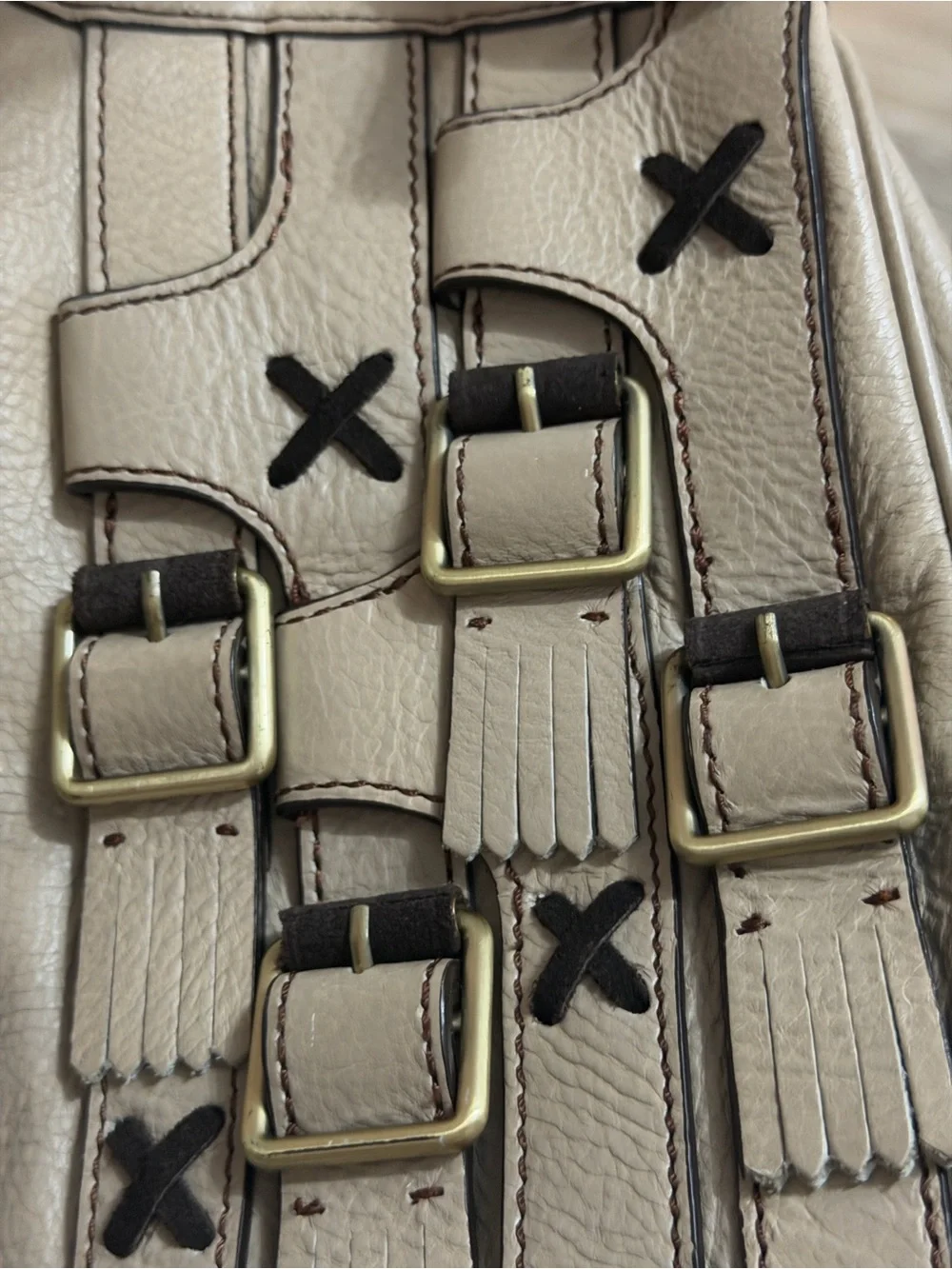Brown Leather Women’s Handbag -